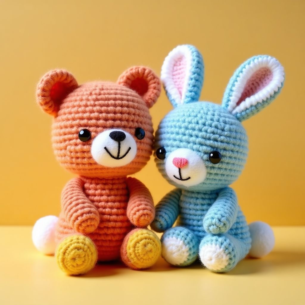 Háčkované amigurumi zvířátka